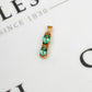 Pre-Owned 9ct Gold Apatite & Diamond Pendant