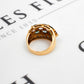 Pre-Owned 9ct Gold Diamond & Colorful Sapphire Ring