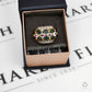 Pre-Owned 9ct Gold Diamond & Colorful Sapphire Ring