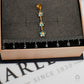 Pre-Owned 9ct Gold Chrysoberyl Flower Drop Pendant