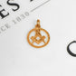 Pre-Owned 9ct Gold Masonic Compass & Square Pendant Small