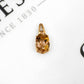 Pre-Owned 9ct Gold Oval Rutilated Quartz Tulip Pendant