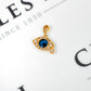 Pre-Owned 9ct Gold CZ Evil Eye & Tear Pendant