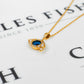 Pre-Owned 9ct Gold CZ Evil Eye & Tear Pendant