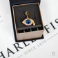 Pre-Owned 9ct Gold CZ Evil Eye & Tear Pendant