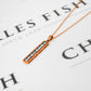 Pre-Owned 9ct Rose Gold & Blue Zircon Drop Pendant