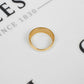 Pre-Owned 9ct Gold 4 Row CZ Band Ring Size M