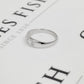Pre-Owned 9ct White Gold Mens 3 Diamond Band Ring Size X