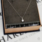 Pre-Owned 9ct White Gold & Diamond Pendant Necklace 18 Inch