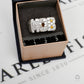 Pre-Owned 14ct White Gold & Diamond MOB Ring Size O