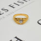 Pre-Owned 18ct Gold & Diamond Mens Gypsy Ring Size X