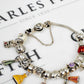 Pre-Owned Silver Pandora Disney Theme Bracelet & 18 Charms