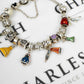 Pre-Owned Silver Pandora Disney Theme Bracelet & 18 Charms