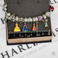 Pre-Owned Silver Pandora Disney Theme Bracelet & 18 Charms
