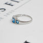 Pre-Owned 9ct White Gold & Diamond Ring Size N