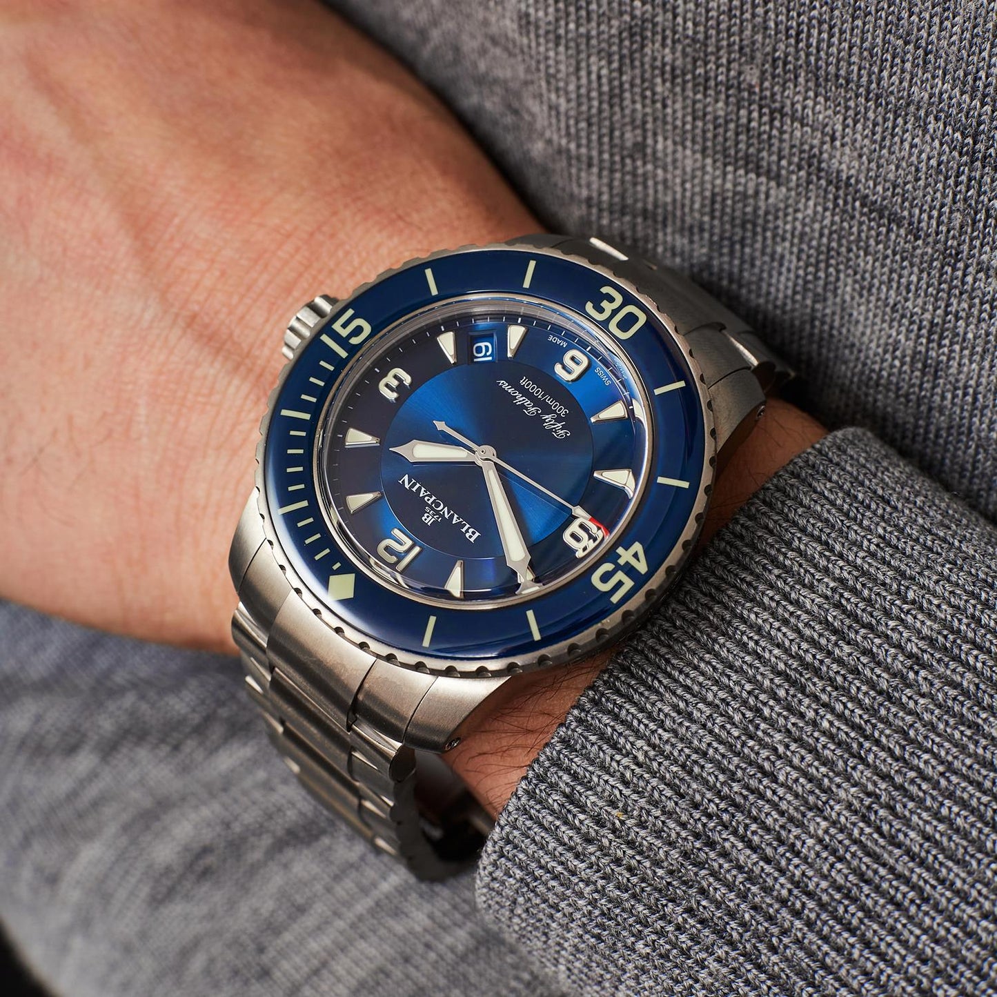 Pre-Owned Blancpain Fifty Fathoms 5015-12B40