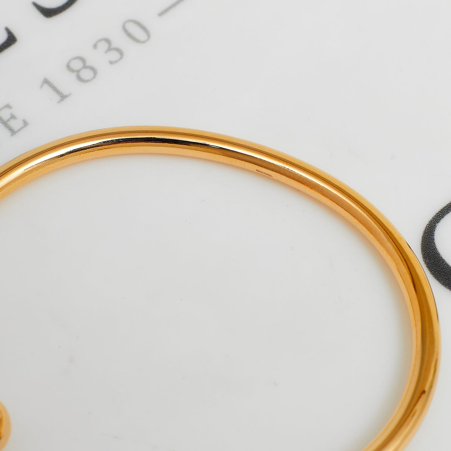Pre-Owned 9ct Gold Ladies Torque Bangle