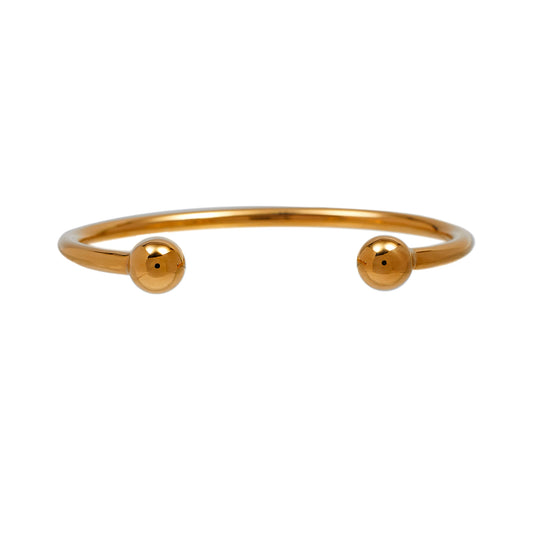 Pre-Owned 9ct Gold Ladies Torque Bangle