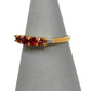 Pre-Owned 9ct Gold Beryllium Treated Sapphire & Diamond Ring