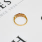 Pre-Owned 9ct Gold Beryllium Treated Sapphire & Diamond Ring