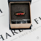 Pre-Owned 9ct Gold Beryllium Treated Sapphire & Diamond Ring