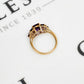 Pre-Owned 9ct Gold Amethyst & Diamond Ring Size N