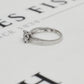 Pre-Owned 9ct White Gold 9 Illusion Set Diamond Ring Size L