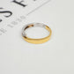 Pre-Owned 9ct Gold 2 Tone 3 Diamond Crossover Ring Size N