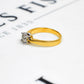 Pre-Owned 9ct Gold Illusion Set Diamond Ring Size M
