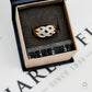 Pre-Owned 9ct Gold & Diamond Celtic Plait Band Ring Size M