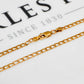 Pre-Owned 9ct Gold Curb Chain Necklace 19 Inch