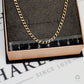 Pre-Owned 9ct Gold Curb Chain Necklace 19 Inch