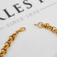 Pre-Owned 18ct Gold 6mm Belcher Chain Bracelet 8 Inch