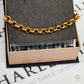 Pre-Owned 18ct Gold 6mm Belcher Chain Bracelet 8 Inch