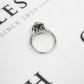 Pre-Owned 14ct White Gold Diamond Cluster Ring Size N