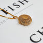 Pre-Owned 14ct Gold Wicker Basket Locket & Chain