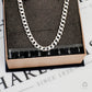 Pre-Owned 14ct White Gold Curb Chain Necklace 24 Inch