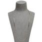 Pre-Owned 14ct White Gold Curb Chain Necklace 24 Inch