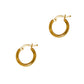 Pre-Owned 14ct Gold Creole Hoop Earrings 15mm