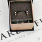 Pre-Owned 14ct Gold Blue & White CZ Set Hoop Earrings