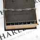 Pre-Owned 9ct White Gold Figure of 8 Twist Bracelet 8 Inch