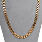 Pre-Owned 9ct Gold Curb Chain Necklace 21 Inch