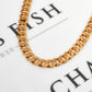 Pre-Owned 9ct Gold Curb Chain Necklace 21 Inch