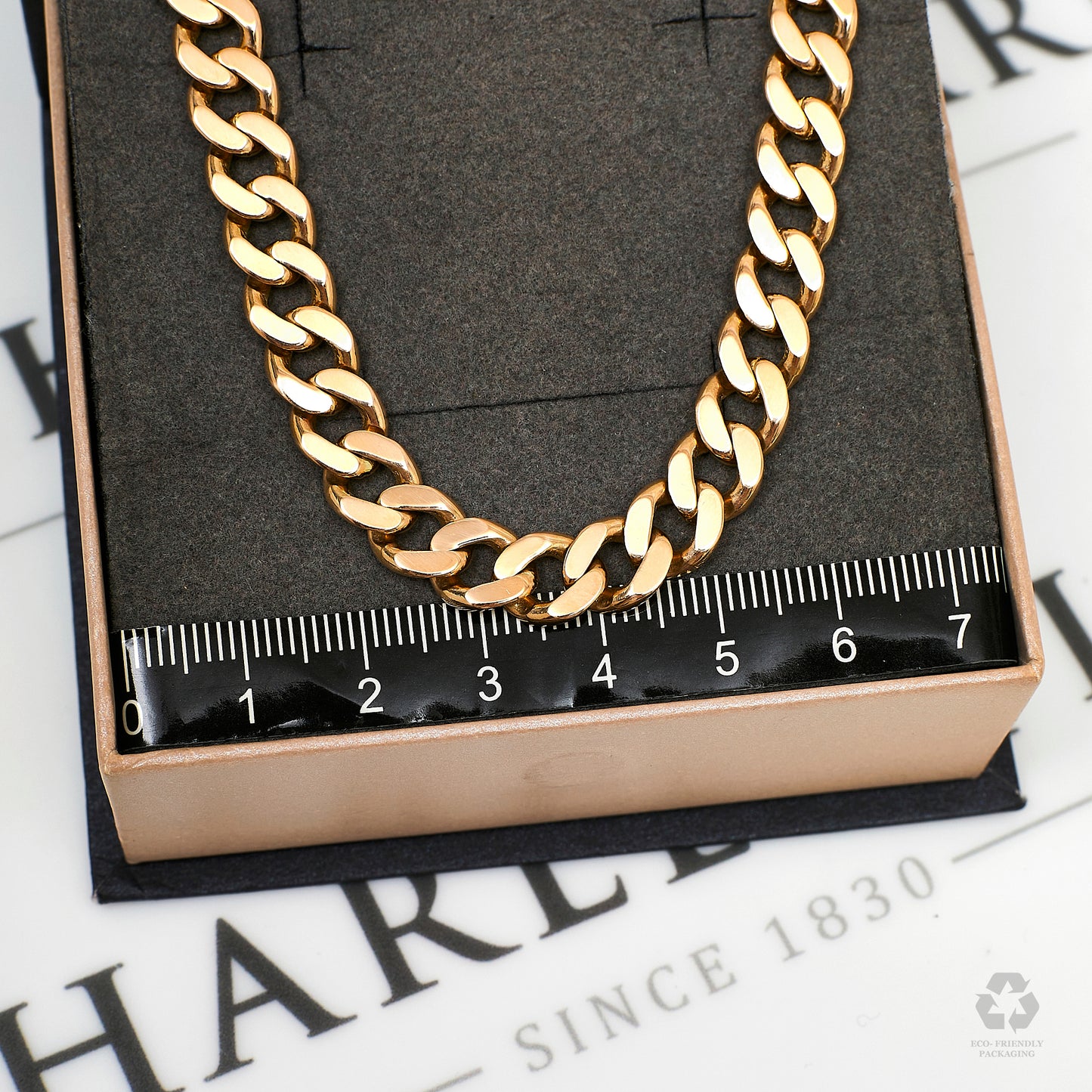 Pre-Owned 9ct Gold Curb Chain Necklace 21 Inch