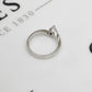 Pre-Owned 18ct White Gold Marquise Cut Diamond Ring Size M.5