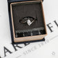 Pre-Owned 18ct White Gold Marquise Cut Diamond Ring Size M.5