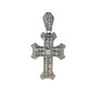 Pre-Owned 9ct White Gold & CZ Cross Pendant