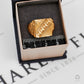 Pre-Owned 22ct Gold Mens Patterned Square Signet Ring Size X