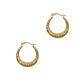 Pre-Owned 9ct Gold MUM Creole Hoop Earrings