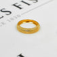 Pre-Owned 9ct Gold Sand Blasted Band Ring Size O.5